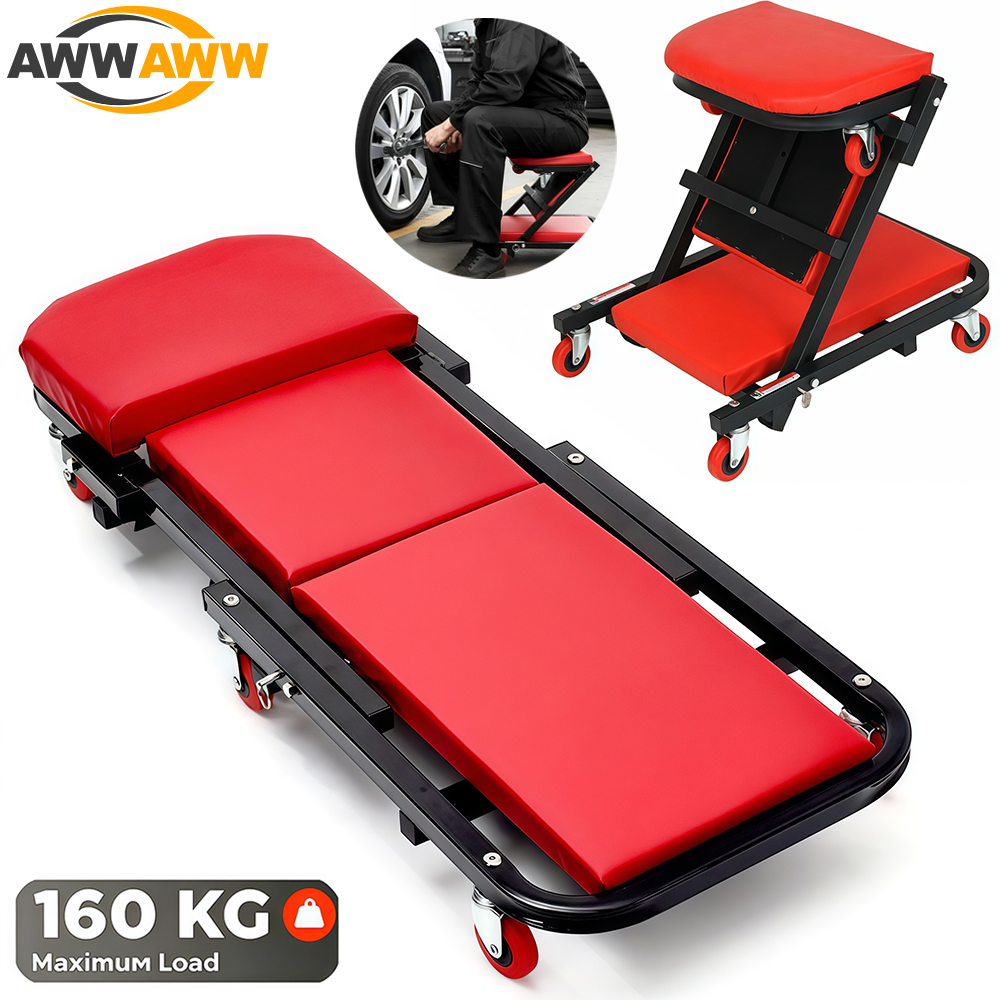 Auto Repair Shops - 1Pcs Mechanic Creeper, Garage Chair Adjustable