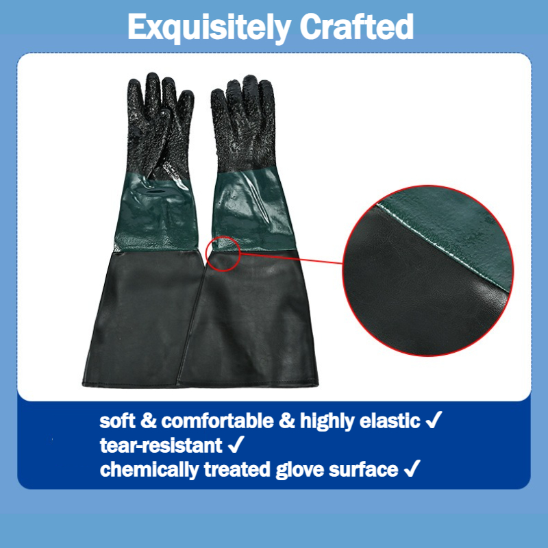 Rubber Sandblaster Gloves for  – Sandblaster Cabinet recenzja i cena