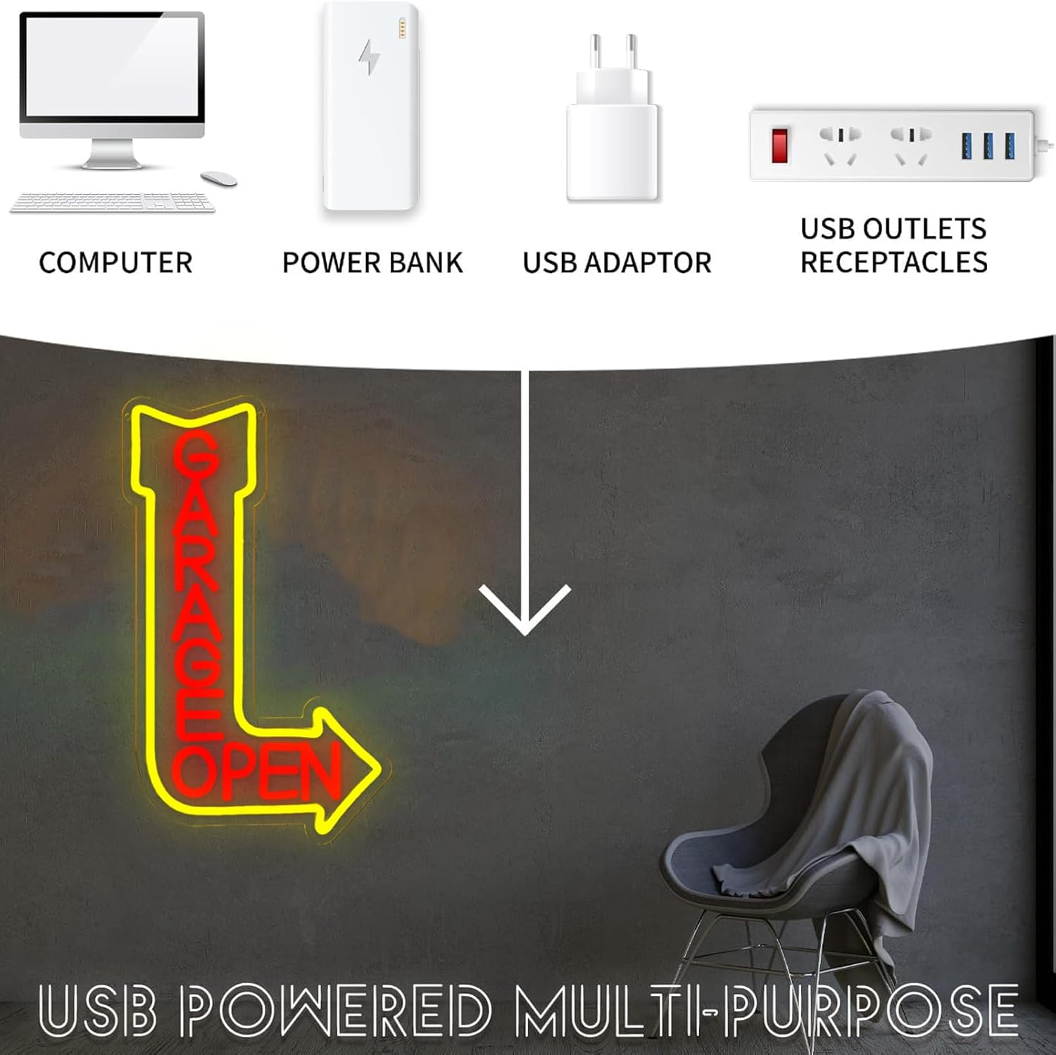  Garage Open Neon Sign USB Po – Auto Repair Shop Open Today recenzja i cena