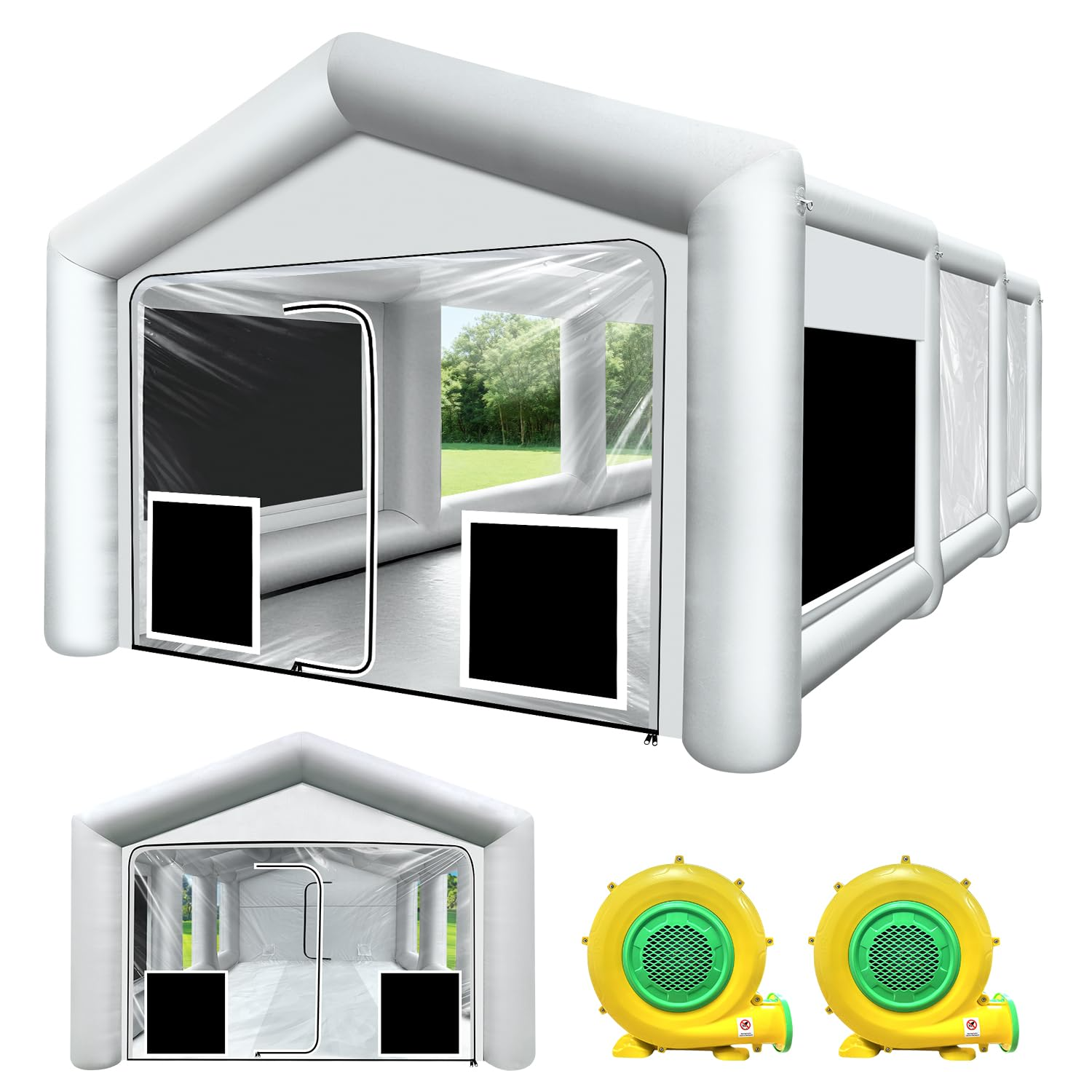 Fast air shipping  26x14x10Ft  – Inflatable Paint Booth recenzja i cena