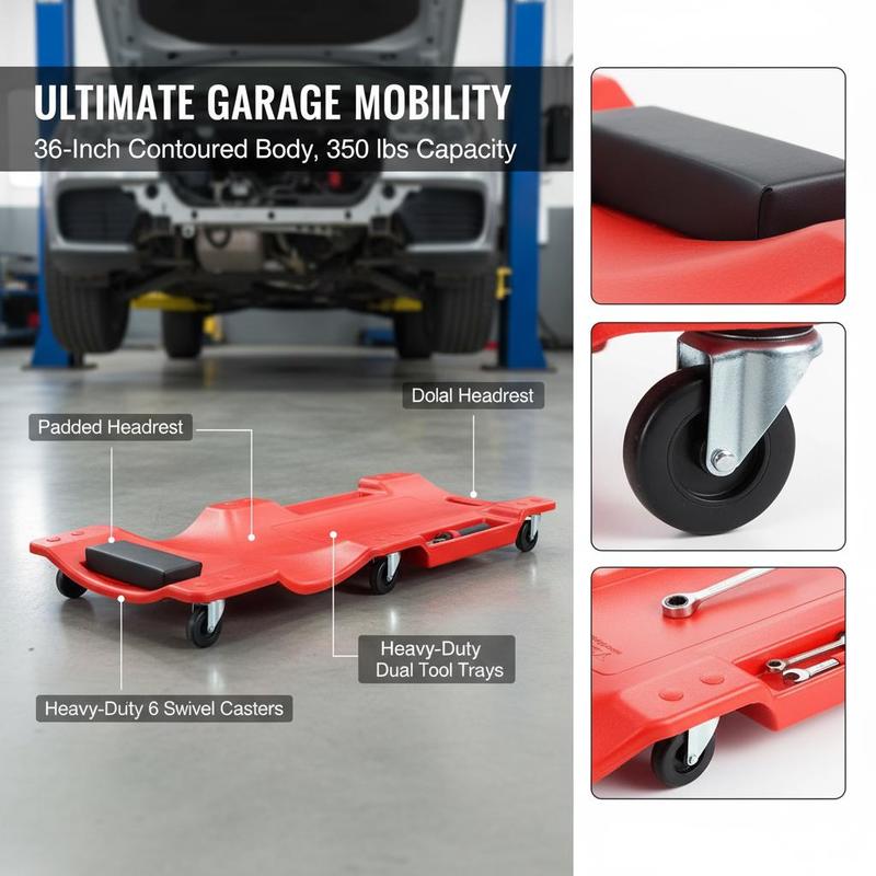 Rolling Creeper Board 36-Inch  – Auto Repair Shops recenzja i cena