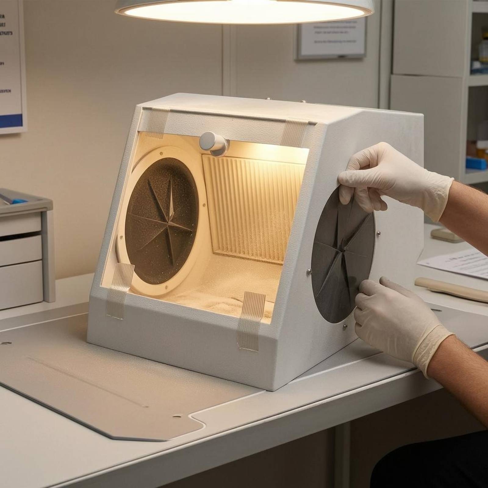 Clinical Sandblasting Box Buil – Sandblaster Cabinet recenzja i cena