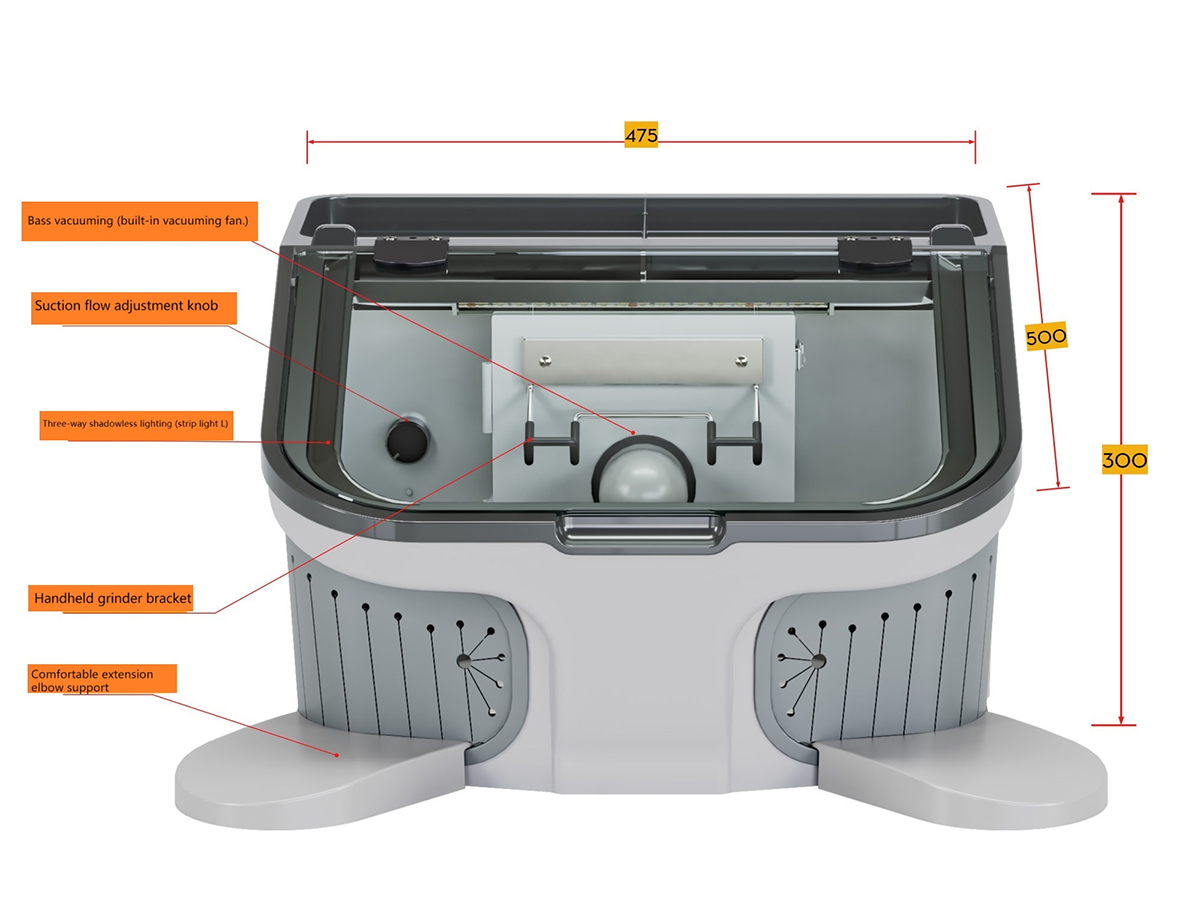 Dust Collector Vacuum Cleaner  – Sandblaster Cabinet recenzja i cena