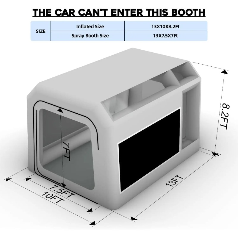 【Hot Sale】Durable Vehicle Infl – Inflatable Paint Booth recenzja i cena